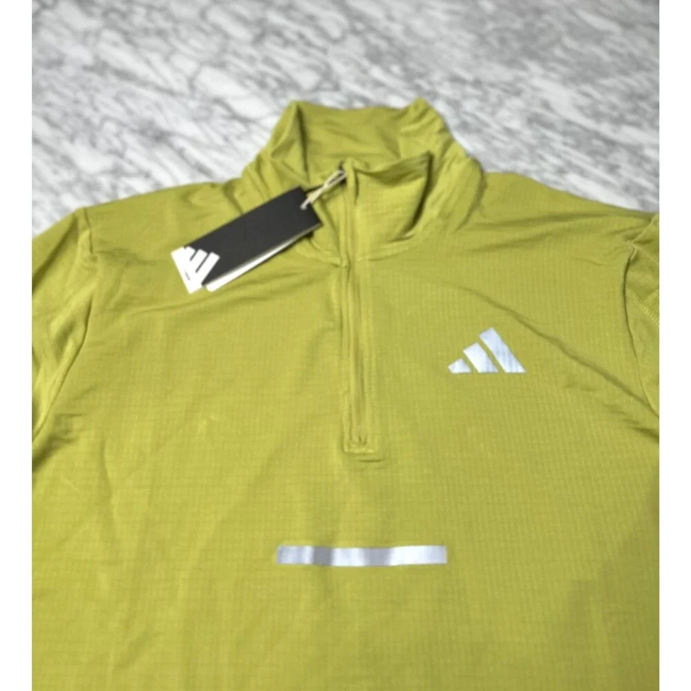 Adidas Adi365 Climawarm+ Half Zip Running Top Long Sleeve JM5725 Men Small